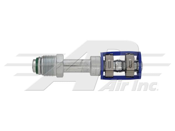 Straight 11/16" Male O-Ring for #6 Hose, Quick Clip