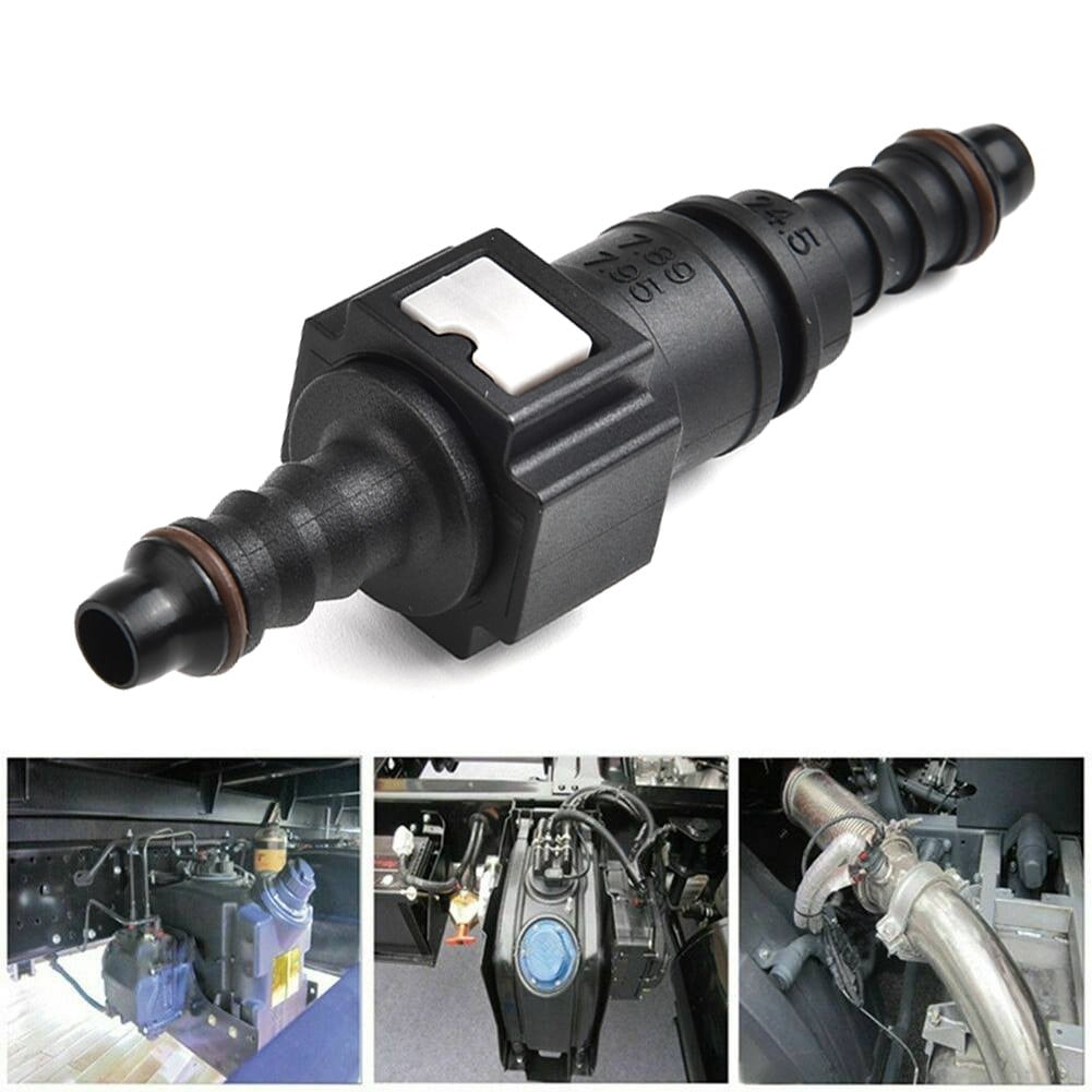 X AUTOHAUX 10 Connecteurs Rapides Mâles 7.89mm Pour Conduite Carburant - Fixation Facile Et Sûre