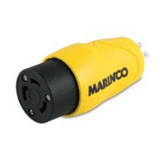 Straight Adapter, 30A 125V Male To 15A 125V Female