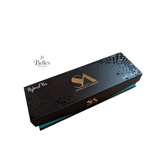 Straight Ahead Flat Iron Hybrid Pro Titanium 1" Turqoise