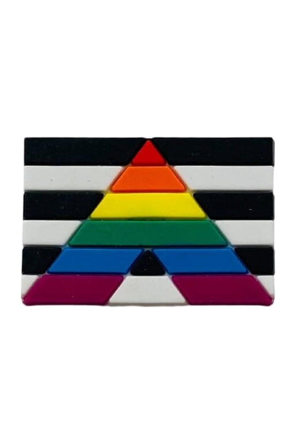 Straight Ally Allies Flag Silicone Pins - 10 Pins
