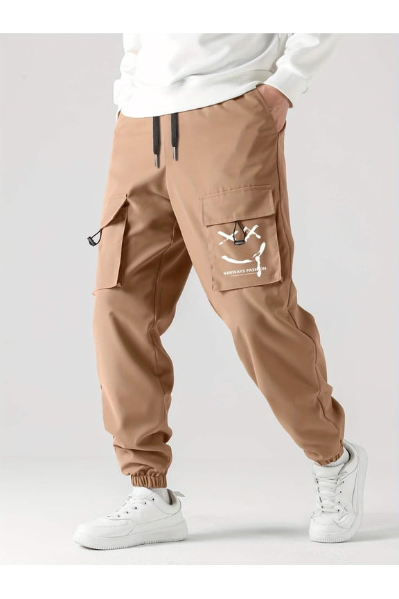 Straight Ankle Tied Wear-resistant Overalls Casual Pants