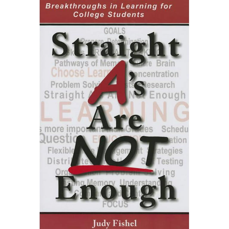 Imporn - Straight As Are NOT Enough Paperback Judy Fishel - Walmart.com