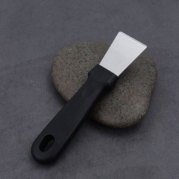 Straight Black Multifunctional Cleaning Shovel