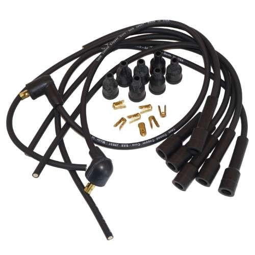 Straight Boot 6 cylinder Spark Plug Wiring Set