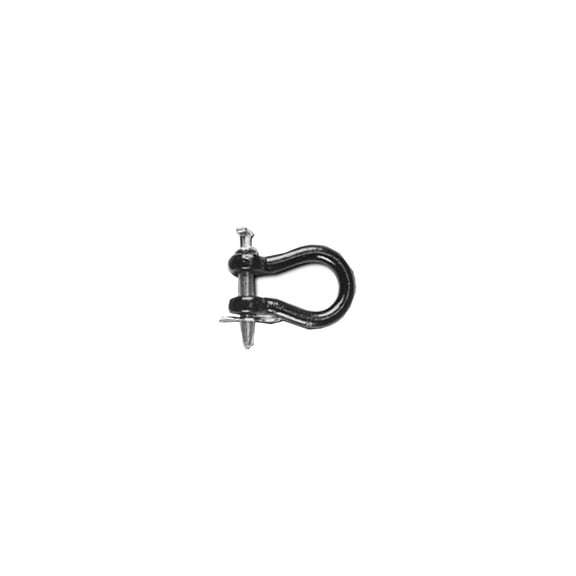 Straight Clevis, Black, 7/8 x 4-1/4-In.