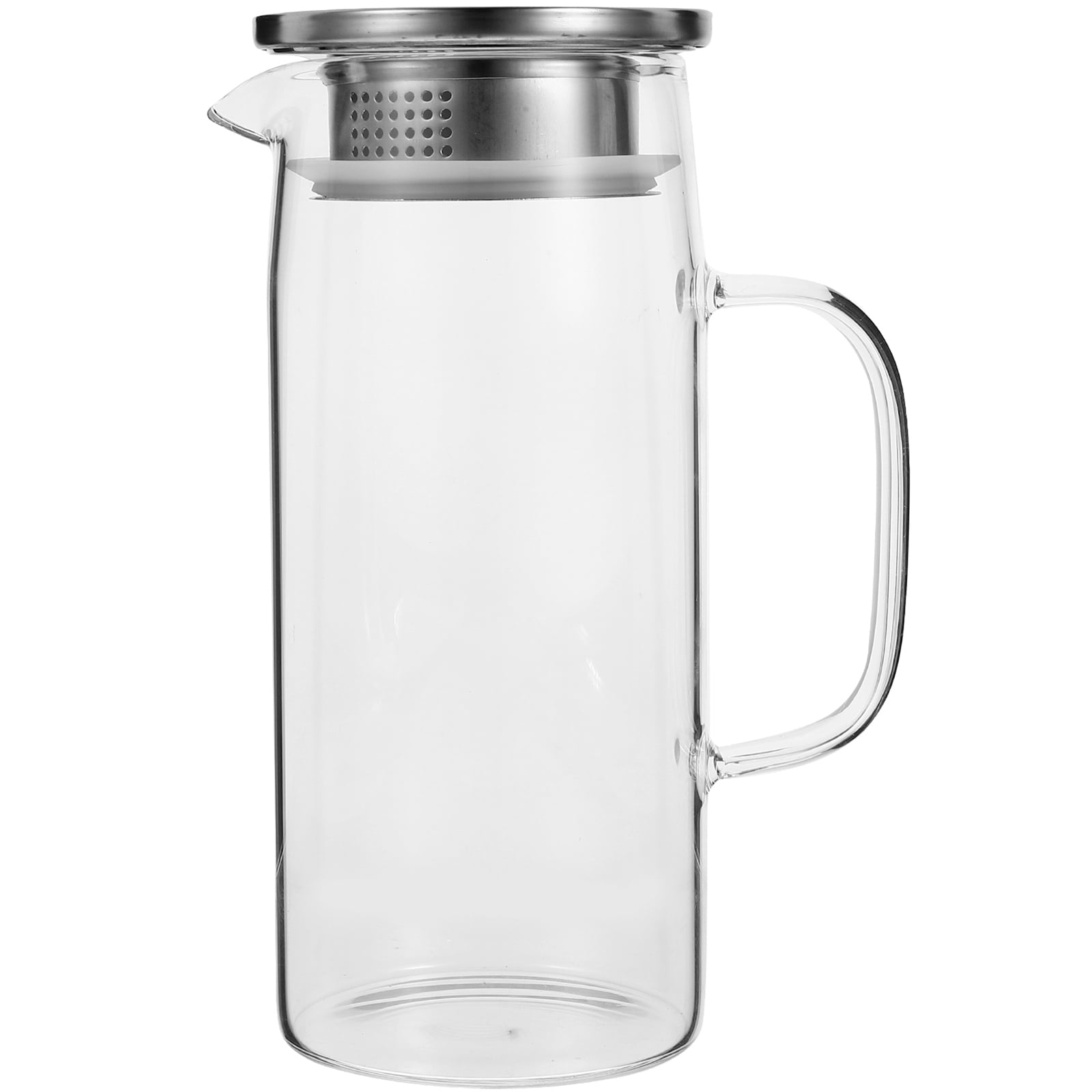 Raindrops 1Pack Glass Pitcher with Lid for Water Storage Kitchen Use ...