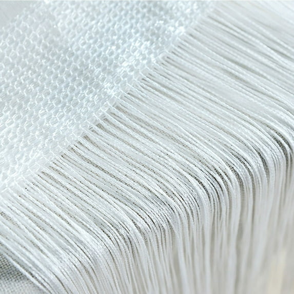 Straight Curtain Door Curtain 50X200Cm,String Curtains Patio Net Fringe For Door Fly Screen Windows Divider Cut To Size,1X One Wire Curtain Door Curtain