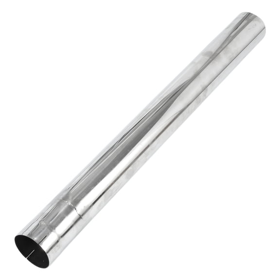 Straight Cut Mandrel Exhaust Tube DIY Custom Car Modified Exhaust Pipe Tubing Piping 70mm/2.75" OD 762mm/30" Length T304 Stainless Steel Silver Tone