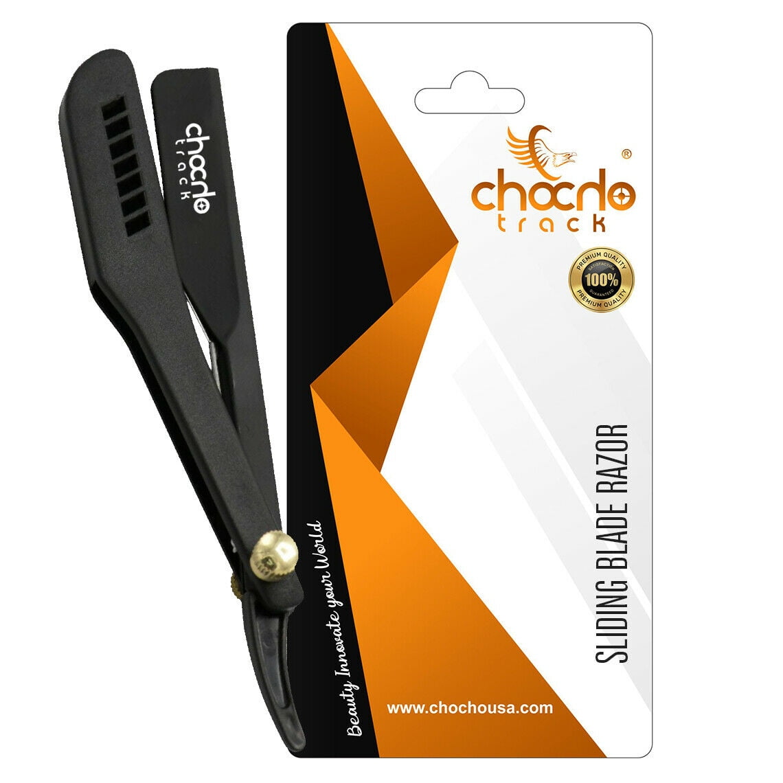 Straight Edge Razor Barber Stainless Steel Shaving Hair with sliding ...