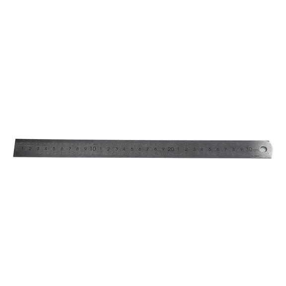Straight Edge Ruler, Stainless Steel Ruler Set, Imperial & Metric Measurements for Drawing, Home, Office, Engineering, 1 pcs,