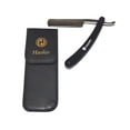 thumbnail image 1 of Straight Edge Steel Razor Folding Shaving Barber Tool + Case, 1 of 1