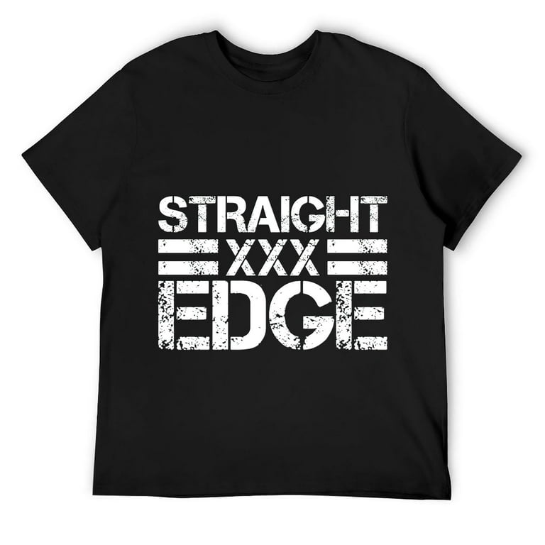 Straight Edge T-Shirt - Xxx Vegan Drug Free Shirt Straight Edge T-Shirt - Xxx Vegan Drug Free Shirt