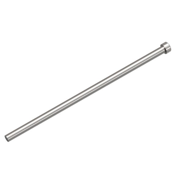 Straight Ejector Pins, 10mm Dia 65Mn Steel Round Tip Punch 250 Length for Mechanical