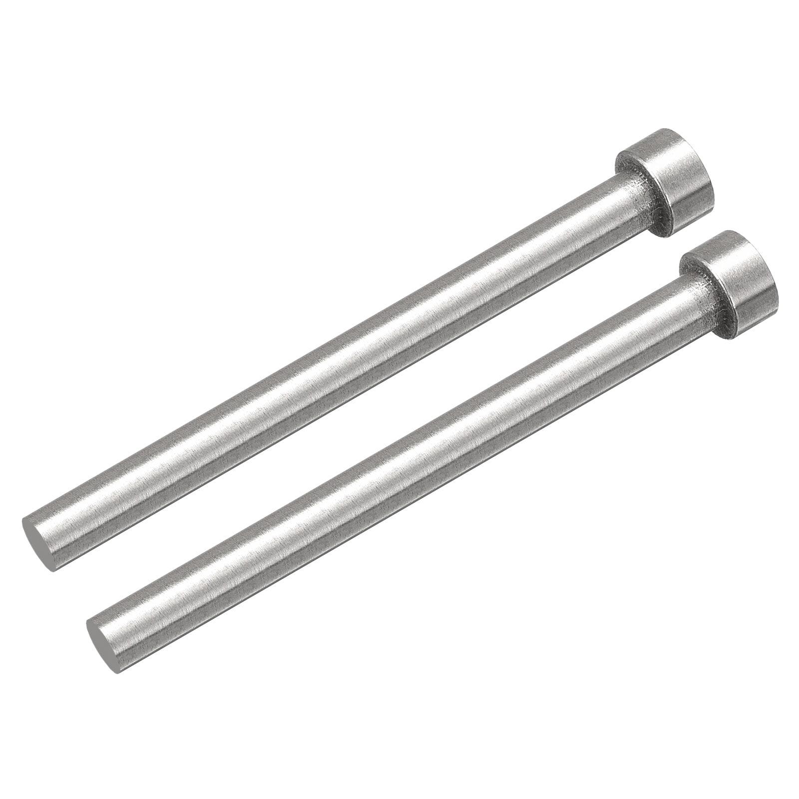 Straight Ejector Pins, 7mm Dia 65Mn Steel Round Tip Punch 100 Length ...