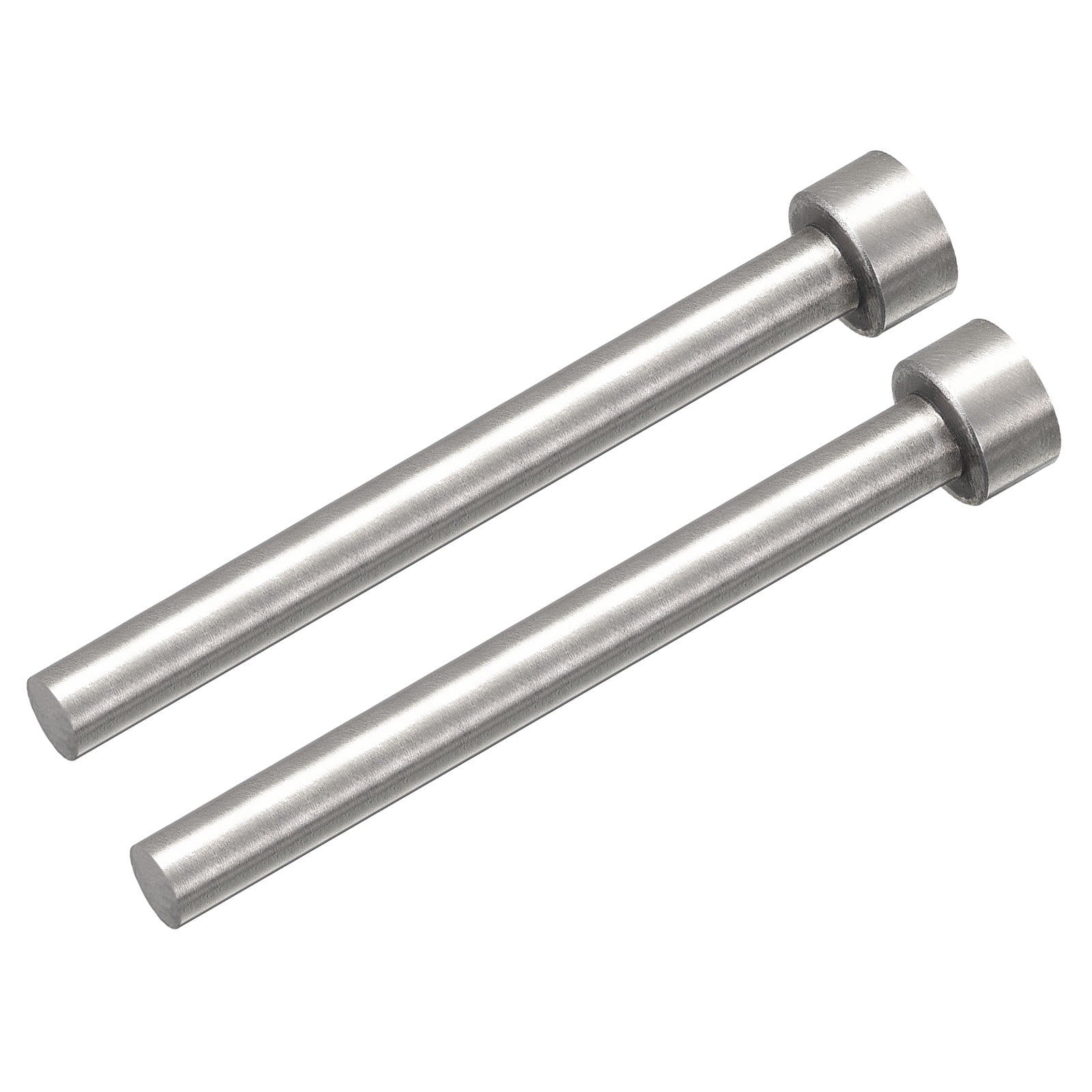 Straight Ejector Pins, 8mm Dia 65Mn Steel Round Tip Punch 100 Length ...