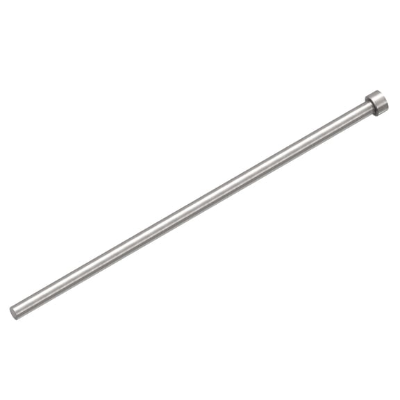 Straight Ejector Pins, 9mm Dia 65Mn Steel Round Tip Punch 250 Length for Mechanical
