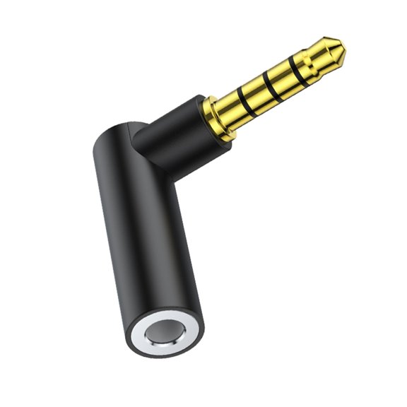 Standard 3.5mm Female/Male Stereo AUX Adapter Converters Conversion Head Coupler for Sound Enhancement