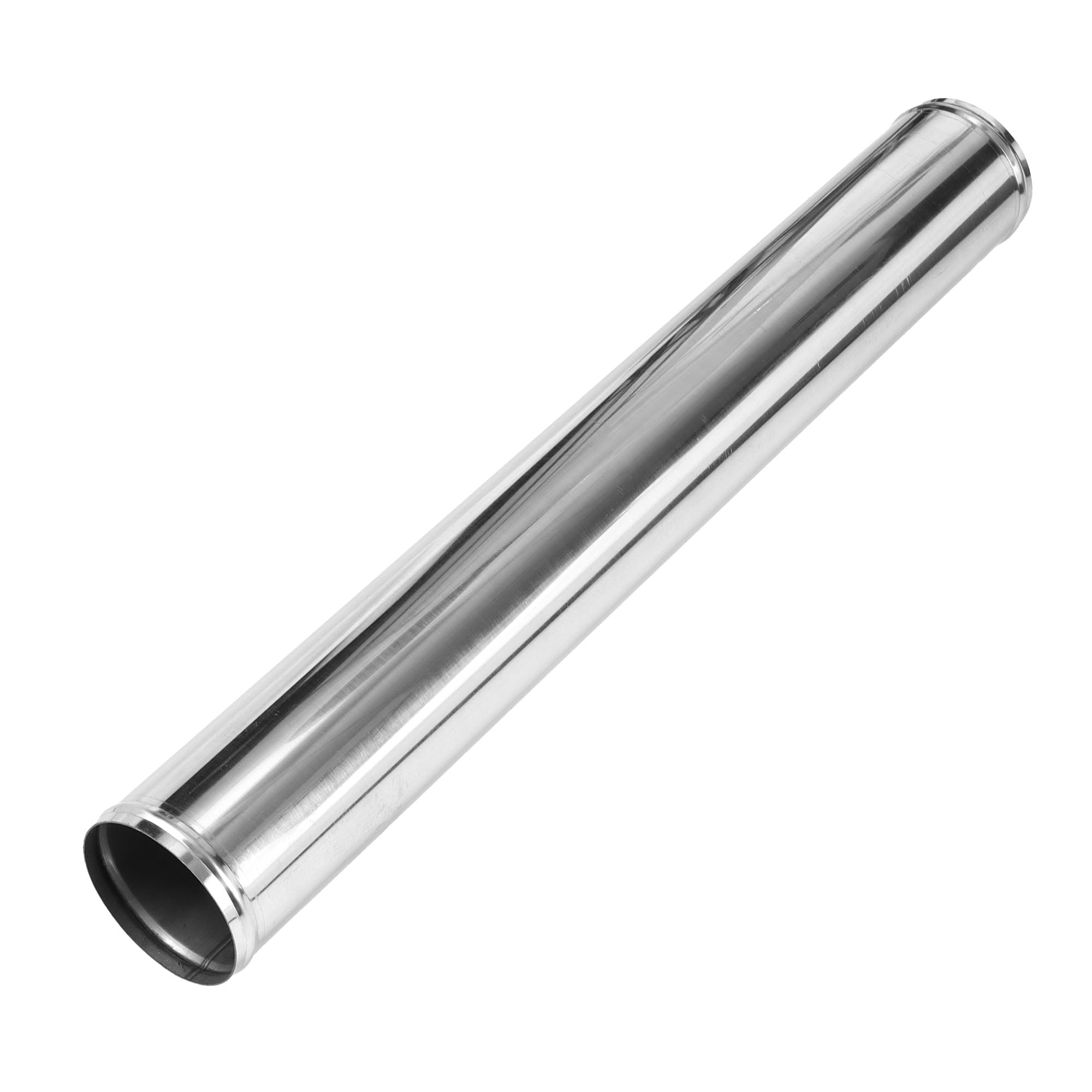 Straight Exhaust Pipe Tube DIY Custom Car Modified Exhaust Pipe Tubing Piping 51mm 2 Od 1220mm 48 Length T316 Stainless Steel Silver Tone