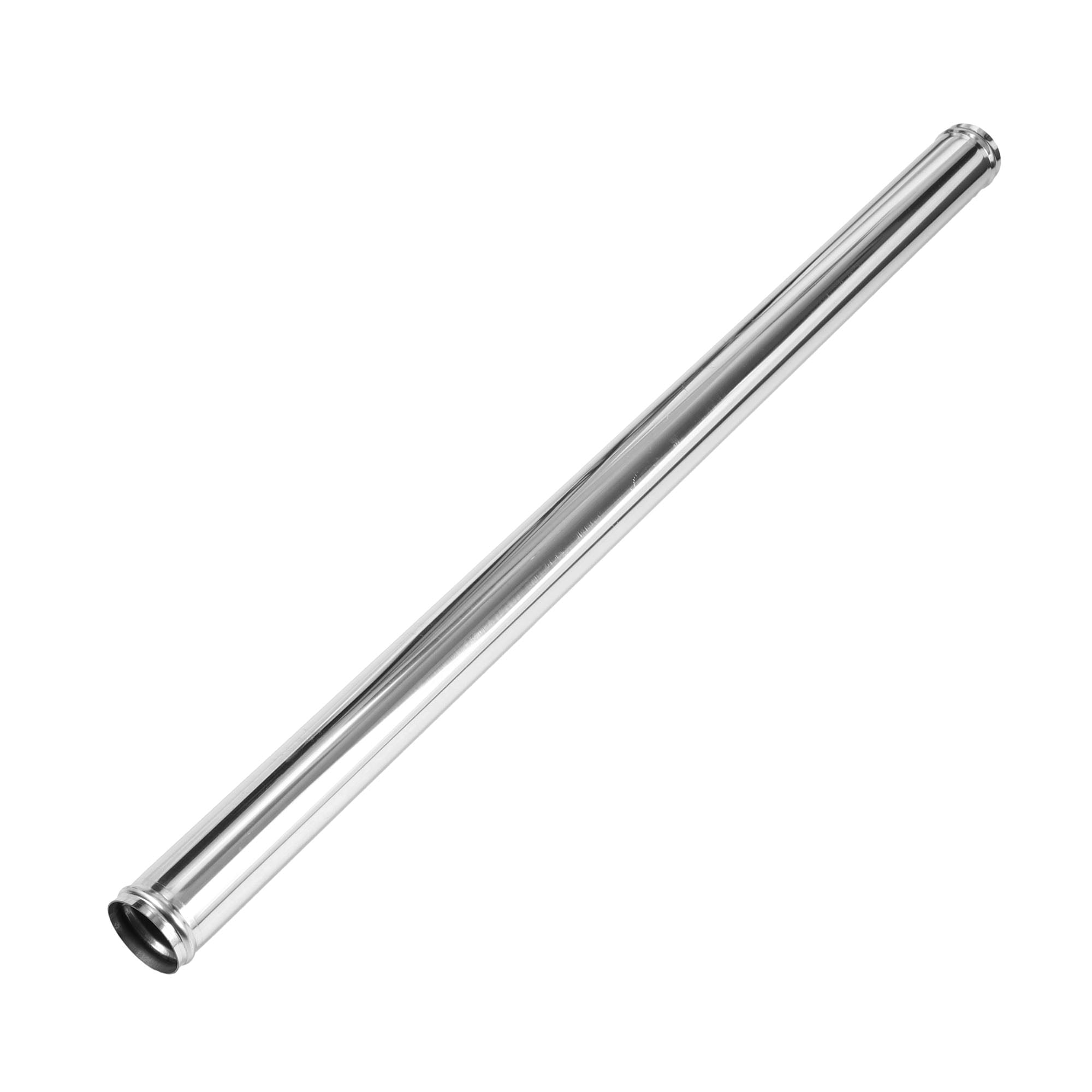 Straight Exhaust Pipe Tube DIY Custom Car Modified Exhaust Pipe Tubing Piping 51mm 2 Od 1220mm 48 Length T316 Stainless Steel Silver Tone