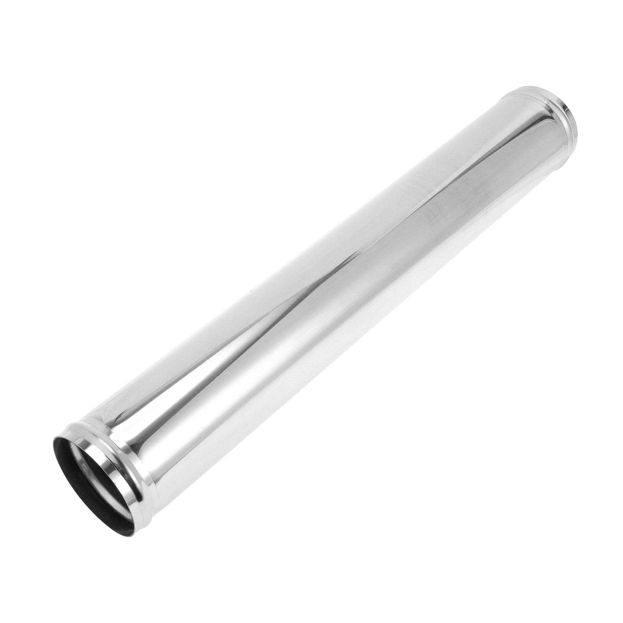 Straight Exhaust Pipe Tube DIY Custom Car Modified Exhaust Pipe Tubing Piping 51mm 2 Od 1220mm 48 Length T316 Stainless Steel Silver Tone