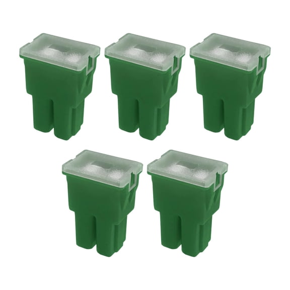 Straight Female Terminal 40 Amp Fuse Replacement for PAL Auto Link, FLF Fuse Cartridge - Automotive Car Truck Audio RV (40A, 5 Pack)