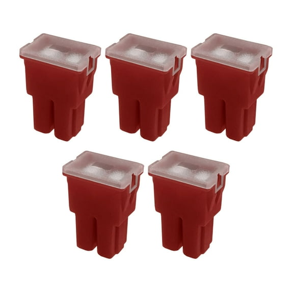 Straight Female Terminal 50 Amp Fuse Replacement for PAL Auto Link, FLF Fuse Cartridge - Automotive Car Truck Audio RV (50A, 5 Pack)