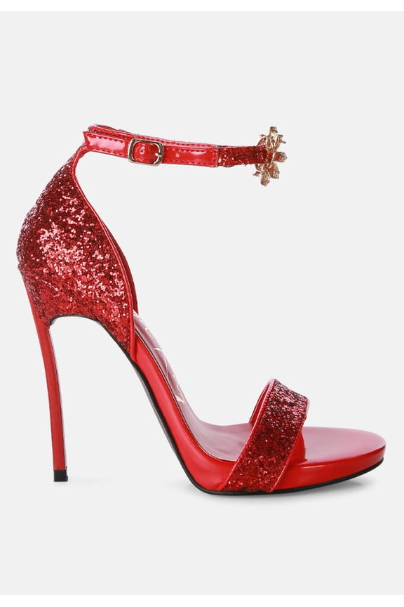 Straight Fire High Heel Glitter Stilettos
