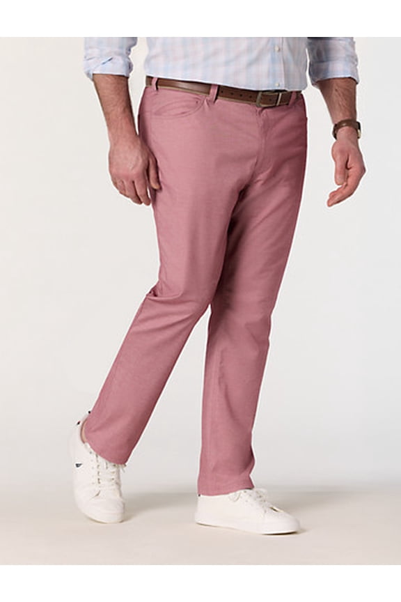 Straight-Fit 5-Pocket Tech Pants Red Heather 54 x 30