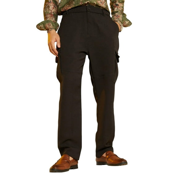 Straight-Fit Cargo Trousers