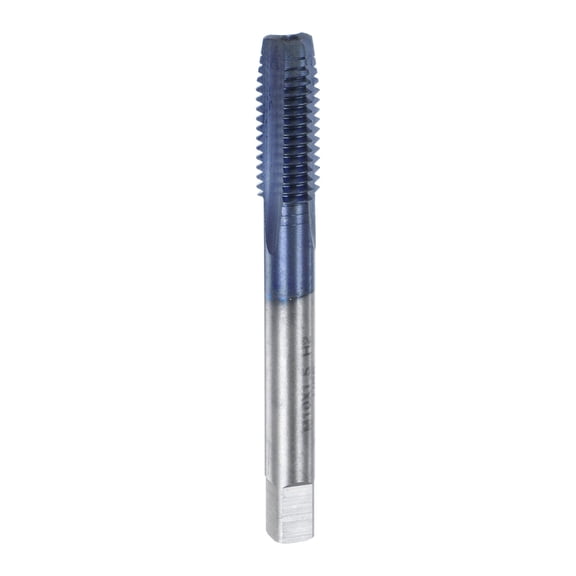 Straight Fluted Thread Milling Tap M10 x 1.5 M35 High Speed Steel(HSS) ,Blue