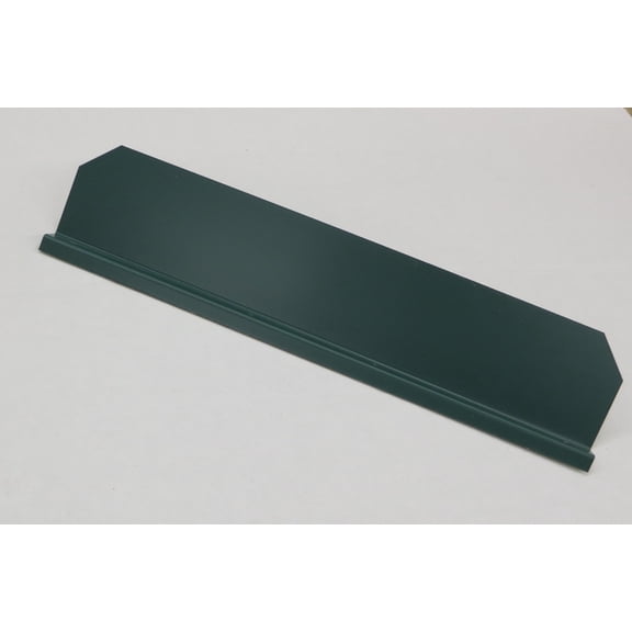 Straight Gutter Valley Splash Guard GRECIAN GREEN - 12 ct