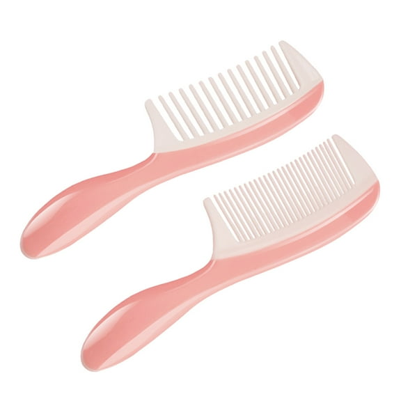 Straight Hair Comb Curl for Curled Wide-Tooth Curling Dense Combs Women Scalp Pink Plastic Man 4 Pcs
