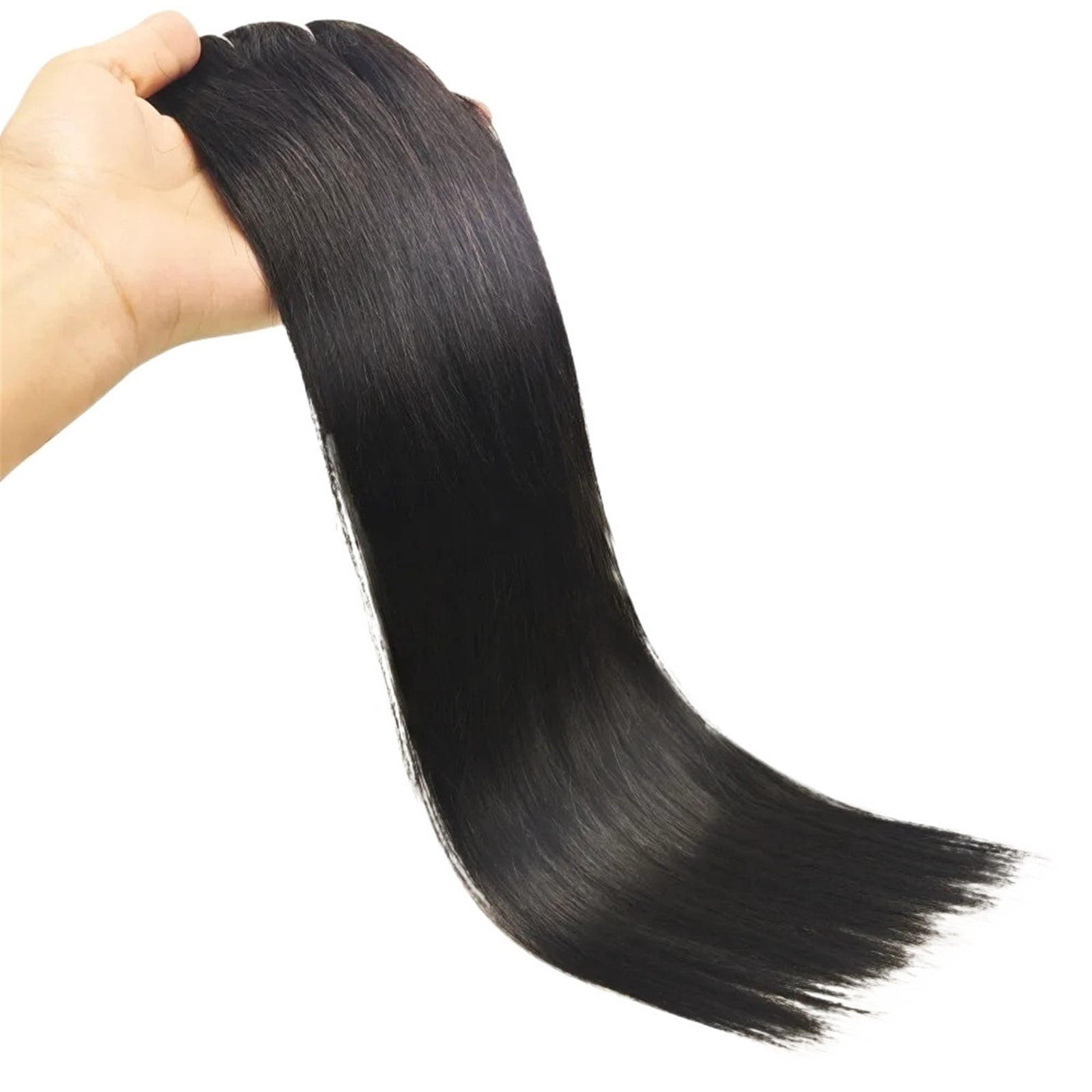 Straight Human Hair Clip in Hair Extensions 100% Unprocessed Full Head Brazilian Virgin Hair