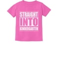 thumbnail image 1 of Straight Into Kindergarten Toddler's T-Shirt - Fun Back to School Apparel - Perfect School Starter Gift - Exciting Kindergarten Kids Theme - Durable & Comfortable School Themed Outfit, 1 of 7