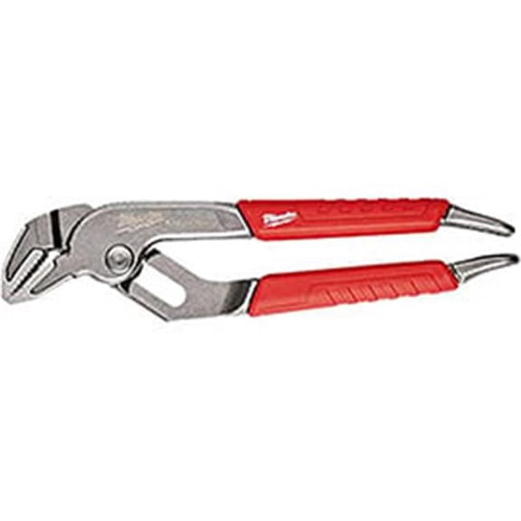 Straight-Jaw Pliers - Silver/Red - 6 in. - Durable Forged Steel