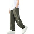 thumbnail image 1 of Straight Leg Pants for Boys Girls Summer Elastic Waisted Stretch Active Breathable Quick Dry Runnning Joggers Sweatpants, 1 of 5