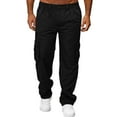 thumbnail image 1 of Straight Leg Pockets Polyester, Cargo Sweatpants (Men's), 1 of 5