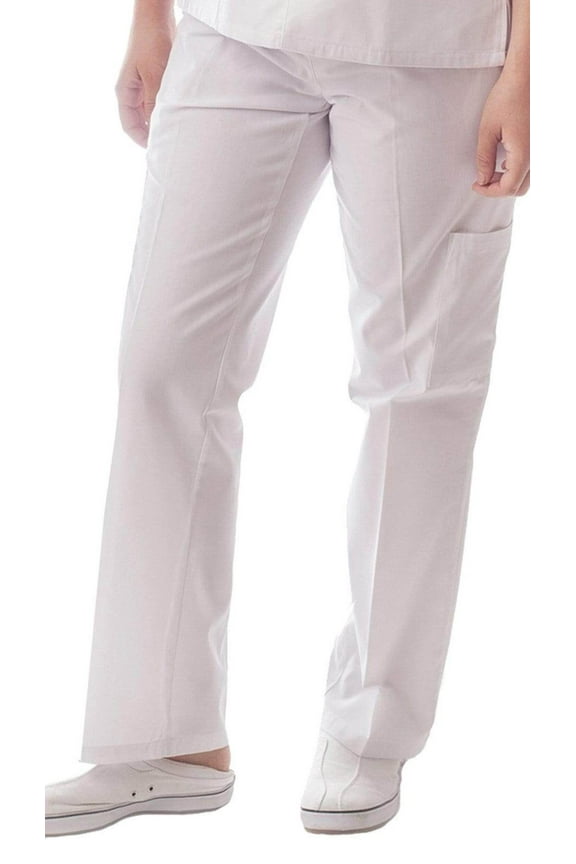 Straight Leg Single Scrub Cargo Pocket Pants