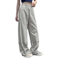 thumbnail image 1 of Straight Leg Sweatpants Women Women High Waist Wide Leg Pants With Studs Comfort Stylish Outfits Womens Sweat Pants Grey L, 1 of 5