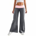 thumbnail image 1 of Straight Leg Sweatpants for Women Womens Cargo Work Pants Wide Leg Dress Pants for Women Women's Plus Size Pants Casual Work Pants Women Wide Leg Cargo Pants for Women, 1 of 6