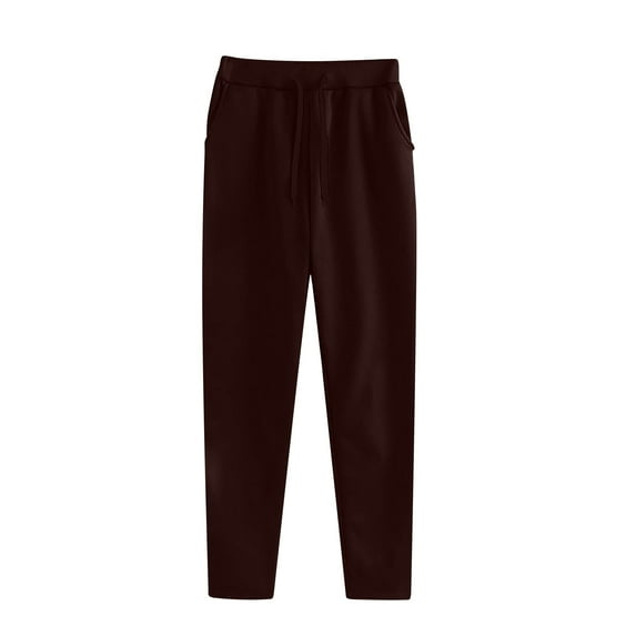 Straight Leg Sweatpants for Women Comfy Drawstring High Waisted Track Pants Athletic Joggers with 3 Pocket