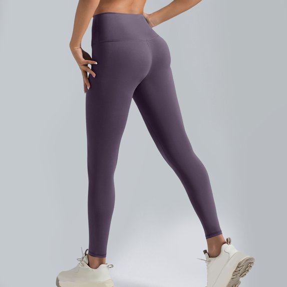 Straight Leg Yoga Pants for Women Long Solid Color Hip Lift Fitness High Waist Elastic Exercise Yoga Pants