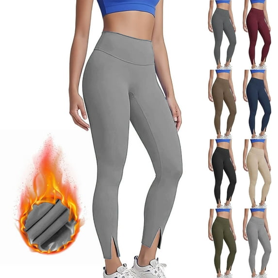 Straight Leg Yoga Pants for Women Long Solid Color Hip Lift Fitness High Waist Elastic Exercise Yoga Pants