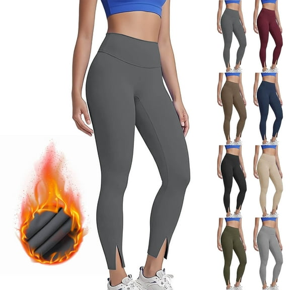 Straight Leg Yoga Pants for Women Long Solid Color Hip Lift Fitness High Waist Elastic Exercise Yoga Pants