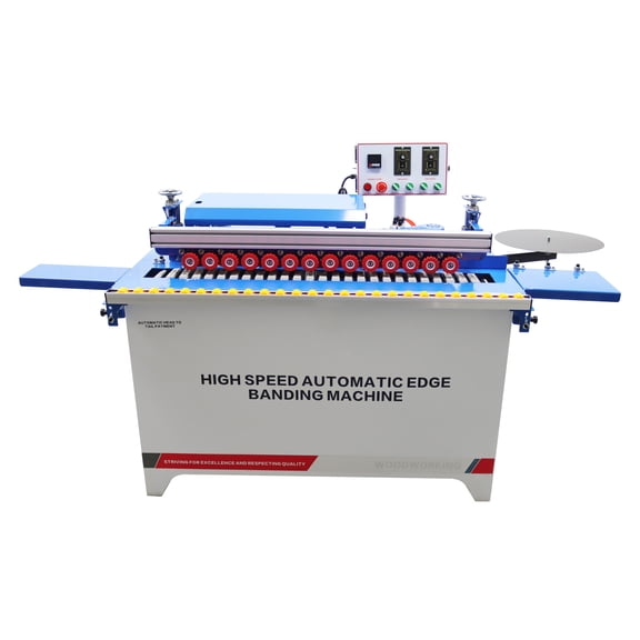 Straight Line Automatic Edge Banding Machine Adjustable Speed 0-6m/min with Automatic Tape Breaking for Woodworking
