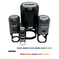 thumbnail image 1 of Straight Line Self-Inking Rubber Stamp Ink Stamper - Black Ink - Mini 1/2 Inch, 1 of 7