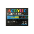 thumbnail image 1 of Straight Liquid Acrylic Marker Pen 12/24/36/48/60/80/120 Color Soft Head Student Art DIY Hand-painted Drawing Doodle Pen 10ml, 1 of 2