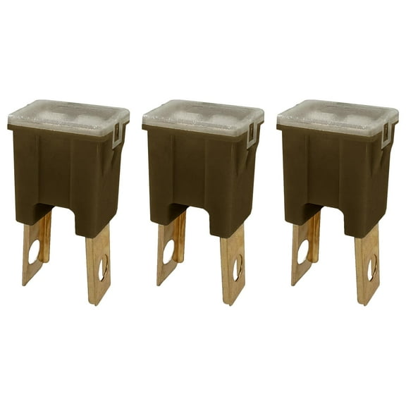 Straight Male Terminal 140 Amp Fuse Replacement for PAL Auto Link, FLM Fuse Cartridge - Automotive Car Truck Audio RV (140A, 3 Pack)