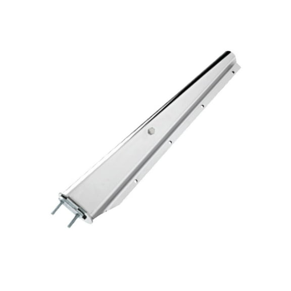 Straight Mud Flap Hanger Set - 30" Spring Loaded Mud Flap for Semi Trucks with 2-1/2" Bolt Pattern Replace OEM 646-SL - Pack of 1 Pair